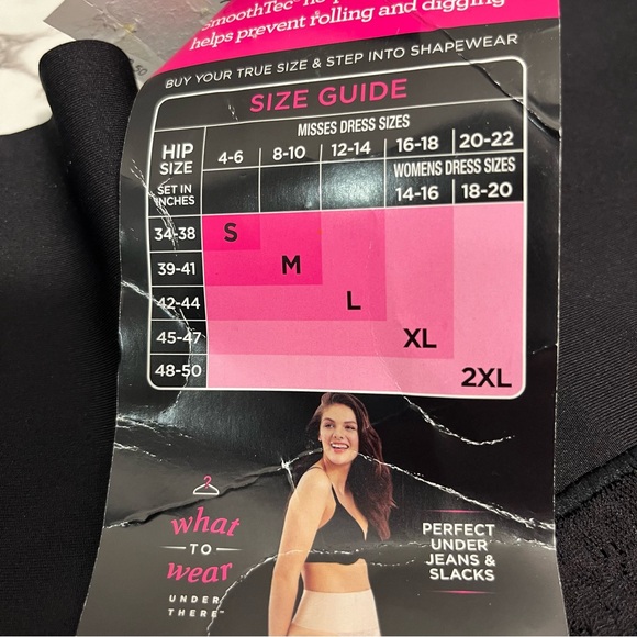 Maidenform Firm Control Shapewear Thong Panty 2XL NWT - Picture 7 of 8